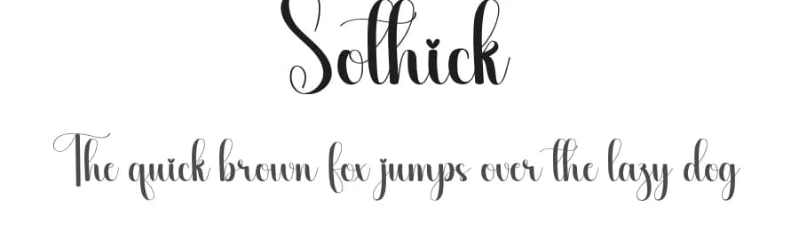 Sothick by Scratchones — Script Handwritten Font