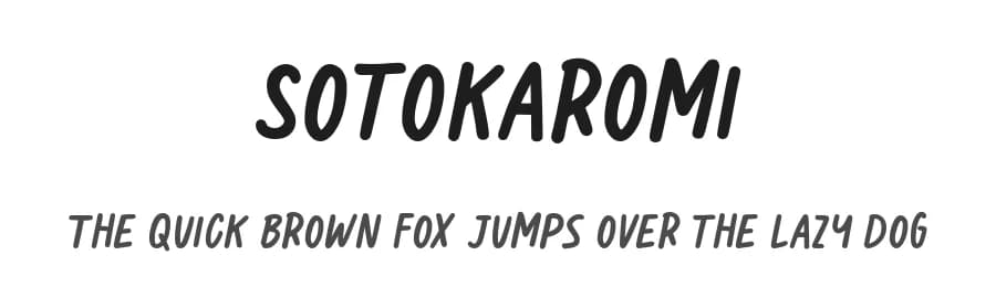 Sotokaromi by Jimtype Studio — Script Handwritten Font