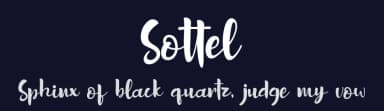 Sottel by Bearytype — Script Handwritten Font — thumbnail 2