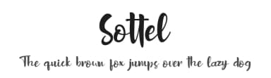 Sottel by Bearytype — Script Handwritten Font — thumbnail 1