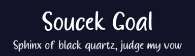 Soucek Goal by Studio Hello Good — Script Handwritten Font — thumbnail 2