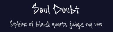 Soul Doubt by Allouse Studio — Script Handwritten Font — thumbnail 2