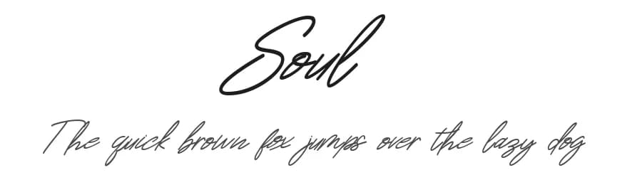 Soul by Winarko — Script Handwritten Font