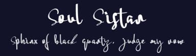 Soul Sistar by arttotell — Script Handwritten Font — thumbnail 2