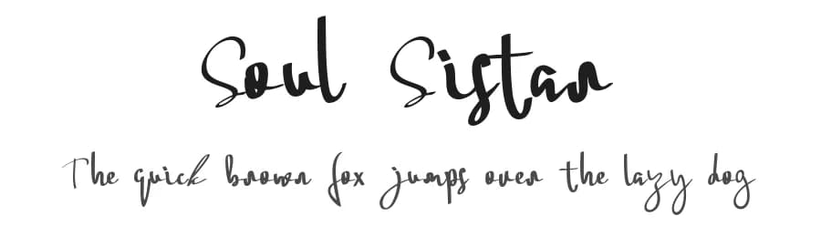 Soul Sistar by arttotell — Script Handwritten Font