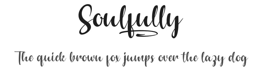 Soulfully by NihStudio — Script Handwritten Font