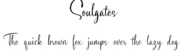 Soulgates by Runsell Studio — Script Handwritten Font — thumbnail 1