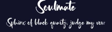 Soulmate by Cat.B — Script Handwritten Font — thumbnail 2