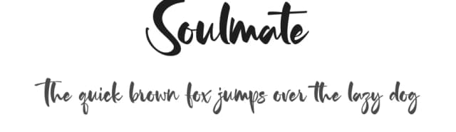Soulmate by Cat.B — Script Handwritten Font