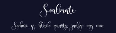 Soulmate by Erik Studio — Script Handwritten Font — thumbnail 2