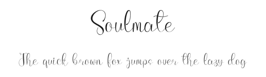 Soulmate by Inermedia Studio — Script Handwritten Font