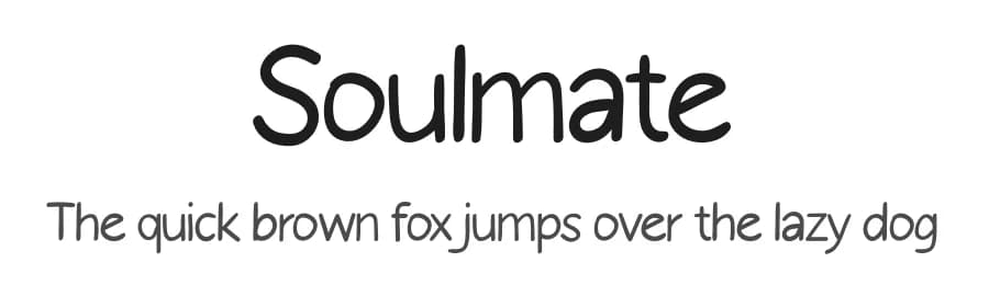 Soulmate by Muharima Rasyid — Script Handwritten Font