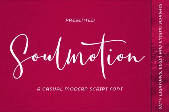 Soulmotion Font by akrtype — Script Handwritten Font