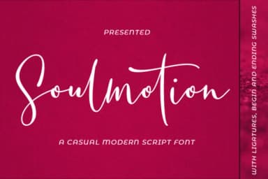 Soulmotion Font by akrtype — Script Handwritten Font — thumbnail 1