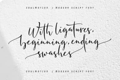 Soulmotion Font by akrtype — Script Handwritten Font — thumbnail 2