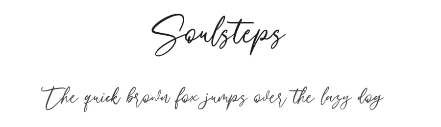 Soulsteps by Maulana Creative — Script Handwritten Font