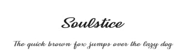 Soulstice by Billy Argel Fonts ® — Script Handwritten Font — thumbnail 1