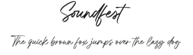 Soundfest by Namara Creative — Script Handwritten Font — thumbnail 1
