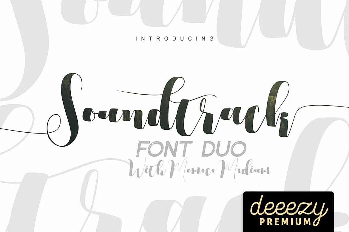 Soundtrack Font Duo Font by JumboDesign — Script Handwritten Font