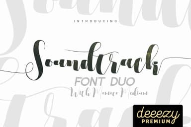 Soundtrack Font Duo Font by JumboDesign — Script Handwritten Font — thumbnail 1