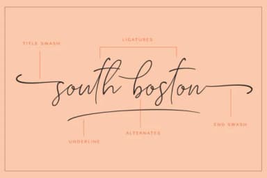 South Boston Font by aminmario — Script Handwritten Font — thumbnail 6