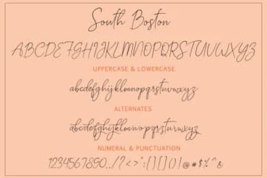 South Boston Font by aminmario — Script Handwritten Font — thumbnail 9