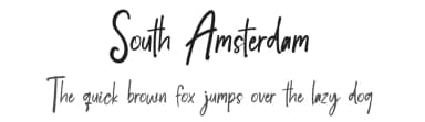 South Amsterdam by Kateeng Ciu — Script Handwritten Font — thumbnail 1