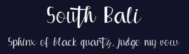 South Bali by DawnCreative.id — Script Handwritten Font — thumbnail 2