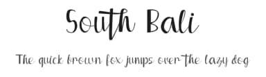 South Bali by DawnCreative.id — Script Handwritten Font — thumbnail 1