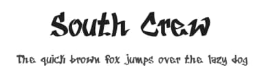 South Crew by Tokopress — Script Handwritten Font — thumbnail 1
