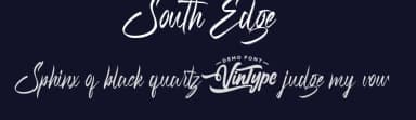 South Edge by VinType — Script Handwritten Font — thumbnail 2