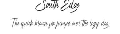 South Edge by VinType — Script Handwritten Font — thumbnail 1
