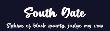 South Gate by Revo Farisky — Script Handwritten Font — thumbnail 2
