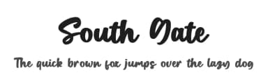South Gate by Revo Farisky — Script Handwritten Font — thumbnail 1