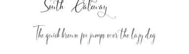 South Gateway by VinType — Script Handwritten Font — thumbnail 1