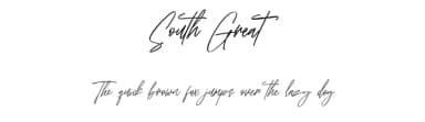 South Great by Maulana Creative — Script Handwritten Font — thumbnail 1