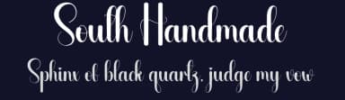 South Handmade by Andi Moz — Script Handwritten Font — thumbnail 2