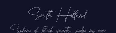 South Holland by Faldy Kudo — Script Handwritten Font — thumbnail 2