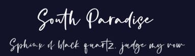 South Paradise by Fikryal studio — Script Handwritten Font — thumbnail 2