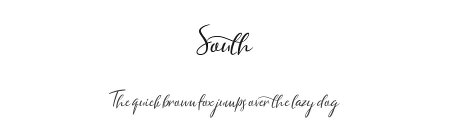 South by Asd Studio — Script Handwritten Font