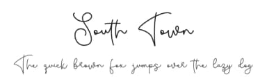 South Town by Letterafa Studio — Script Handwritten Font — thumbnail 1