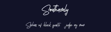 Southavely by Maulana Creative — Script Handwritten Font — thumbnail 2