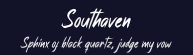 Southaven by Yesie Erma Yunita — Script Handwritten Font — thumbnail 2