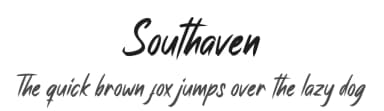 Southaven by Yesie Erma Yunita — Script Handwritten Font — thumbnail 1