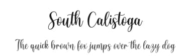 South Calistoga by Jimtype Studio — Script Handwritten Font — thumbnail 1