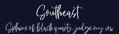 Southeast by Analogous Studio — Script Handwritten Font — thumbnail 2