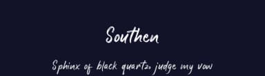 Southen by MJB Letters — Script Handwritten Font — thumbnail 2