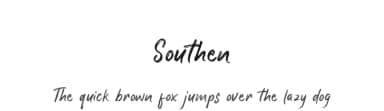 Southen by MJB Letters — Script Handwritten Font — thumbnail 1