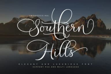 Southern Hills Font by Cooldesignlab — Script Handwritten Font — thumbnail 1