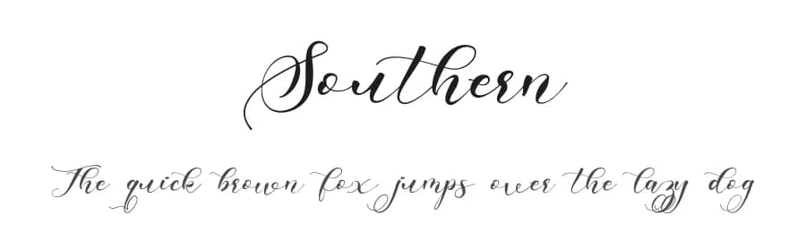 Southern by Yumna Family — Script Handwritten Font